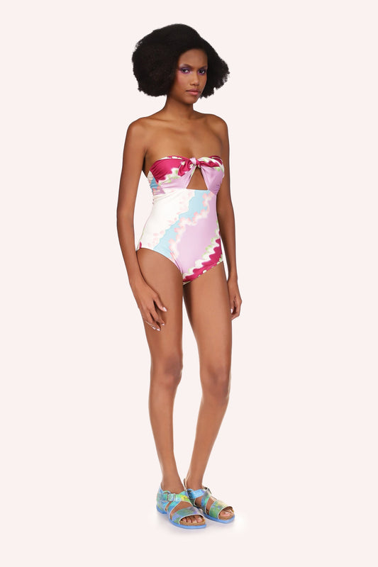Wavy Clouds Bathing Suit | Anna Sui