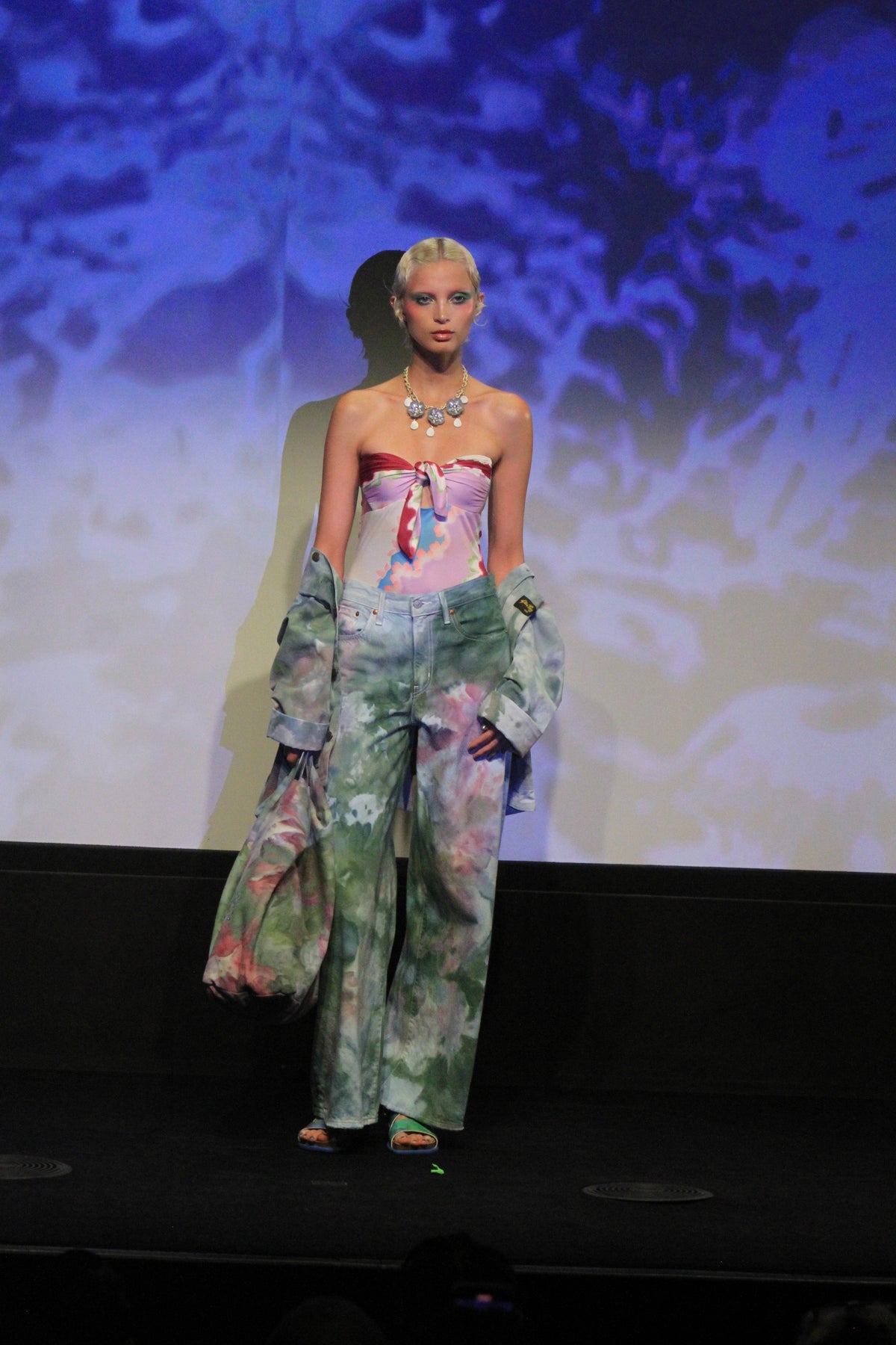 Wavy Clouds Bathing Suit | Anna Sui
