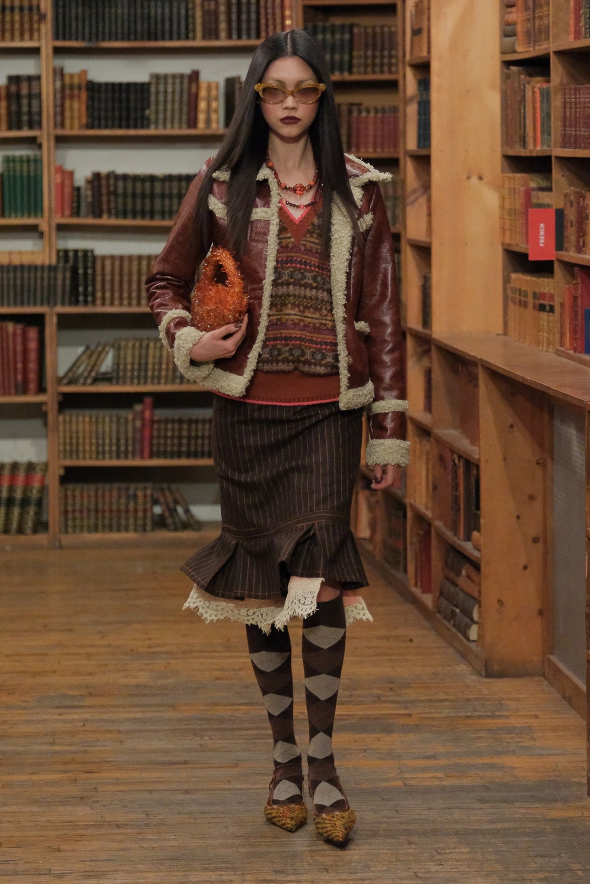 Fair Isle Fleece Vest | Anna Sui