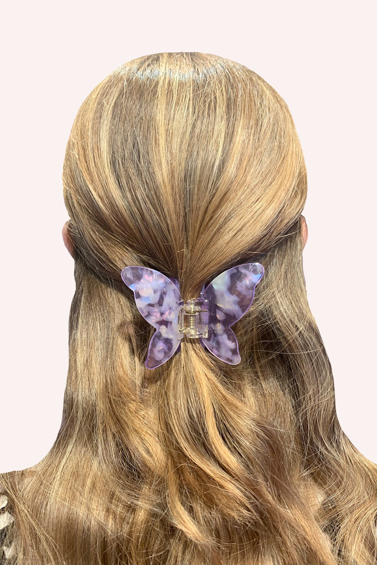 Large Gemstone Butterfly Jaw Clip - Lavender | Anna Sui