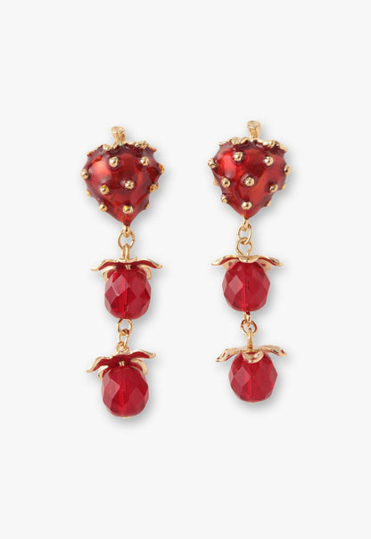 Strawberry Delight Dangling Earrings | Anna Sui