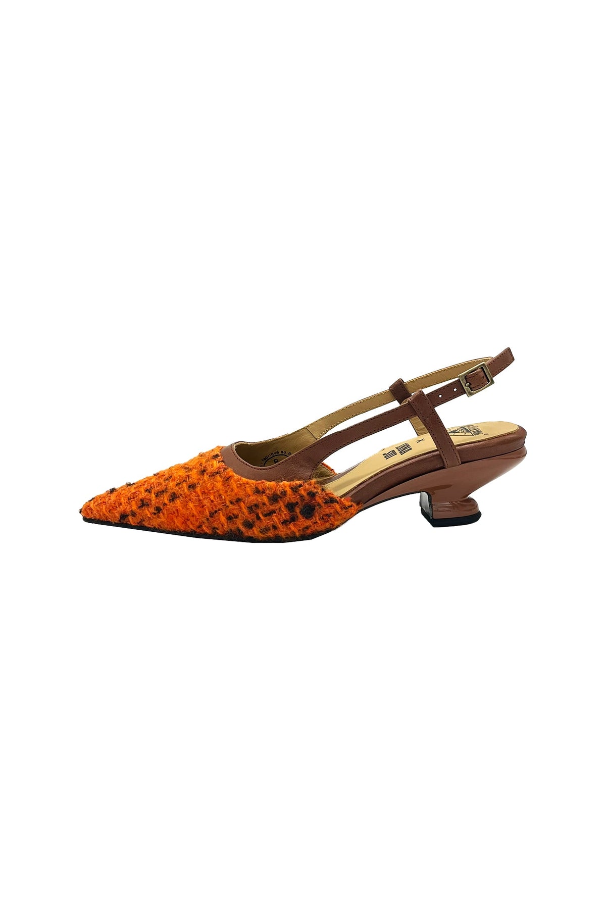 John Fluevog x Anna Sui Marmalade Tweed Slingback | Anna Sui