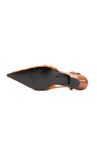 John Fluevog x Anna Sui Marmalade Tweed Slingback | Anna Sui