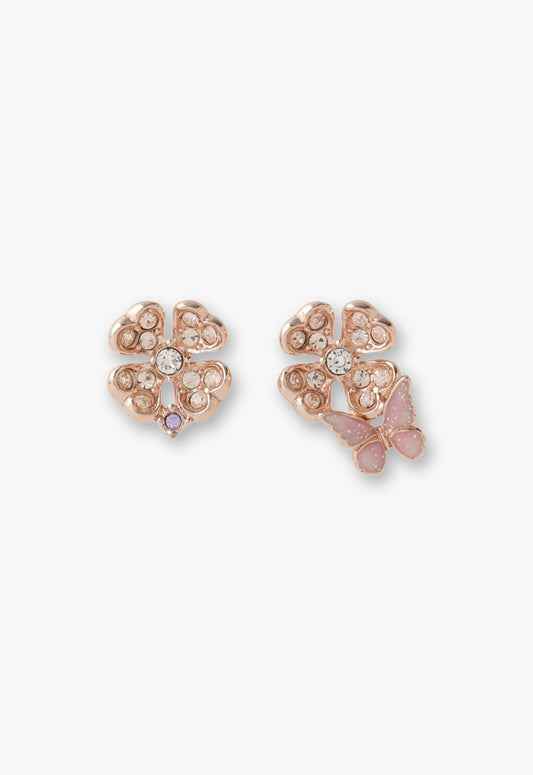 Four Leaf Clover Butterfly Earrings | Anna Sui