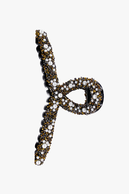 Large Jewel French Pearl Jaw Clip | Anna Sui