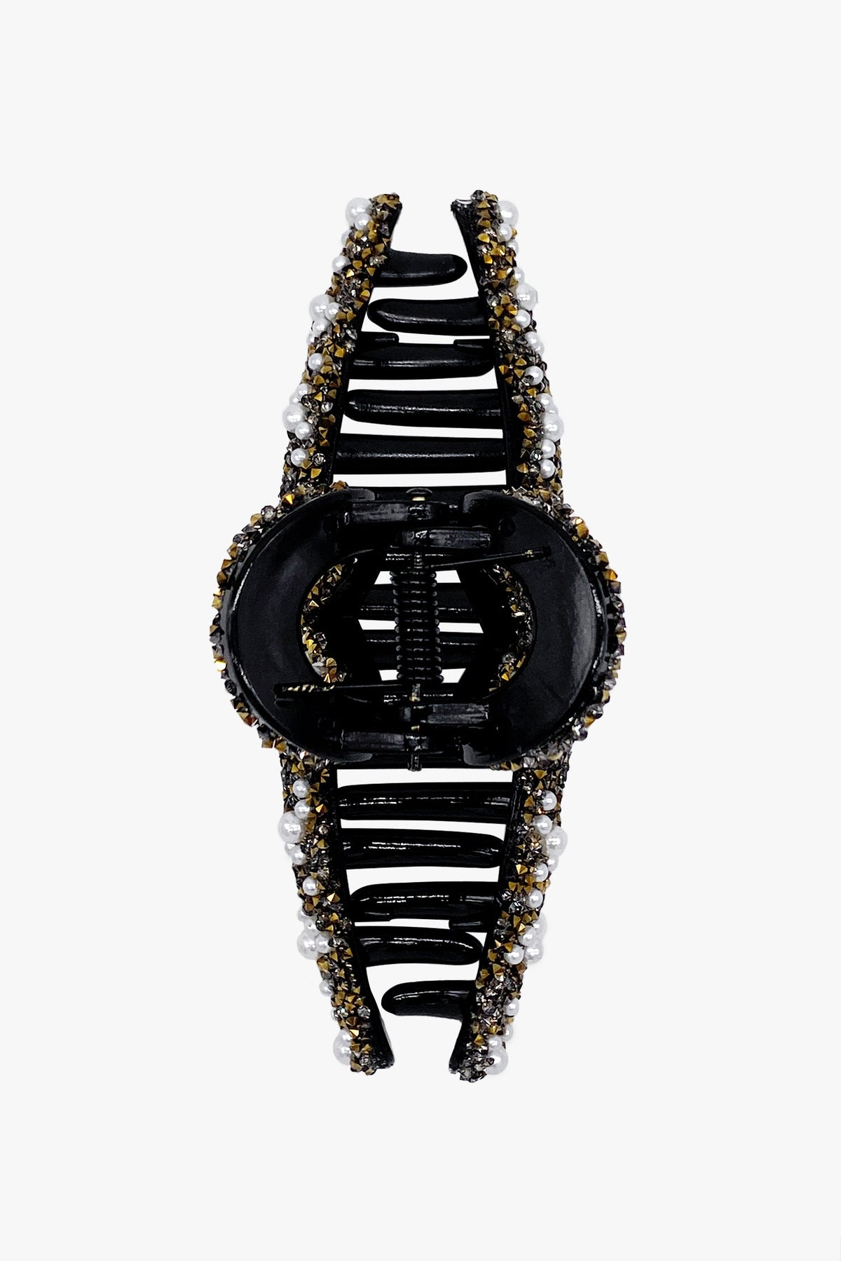 Large Jewel French Pearl Jaw Clip | Anna Sui