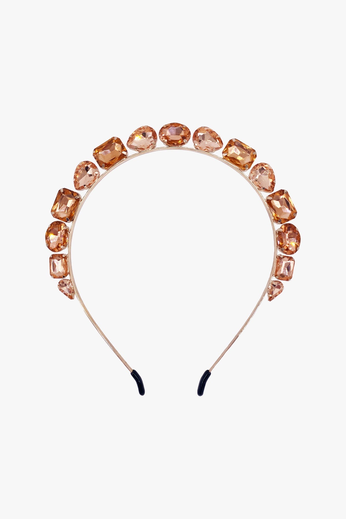 Jeweled Rose Gold Crown Headband | Anna Sui