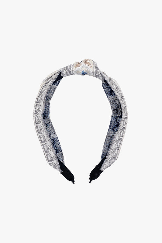 English Floral Tapestry Embroidered Handband | Anna Sui