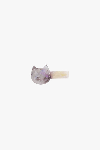 Kitten Side Clips - Amethyst | Anna Sui
