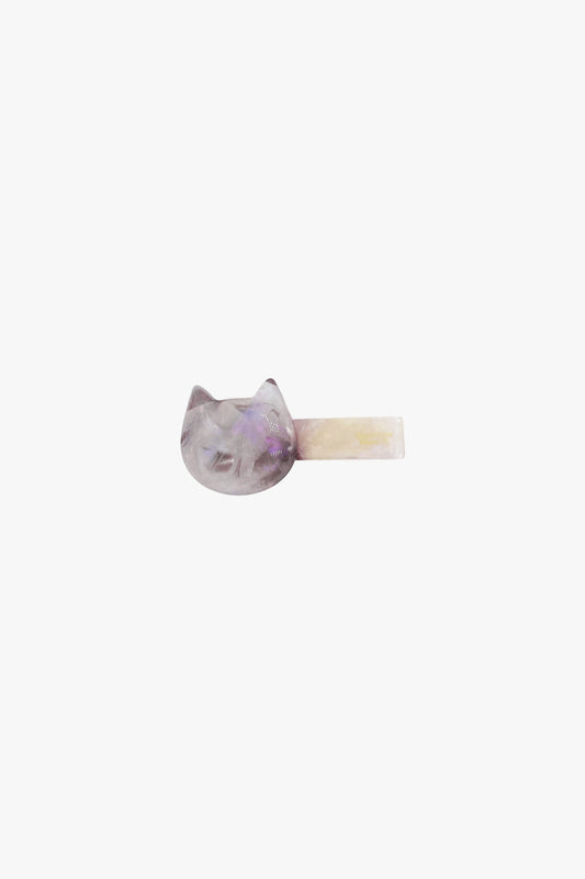 Kitten Side Clips - Amethyst | Anna Sui