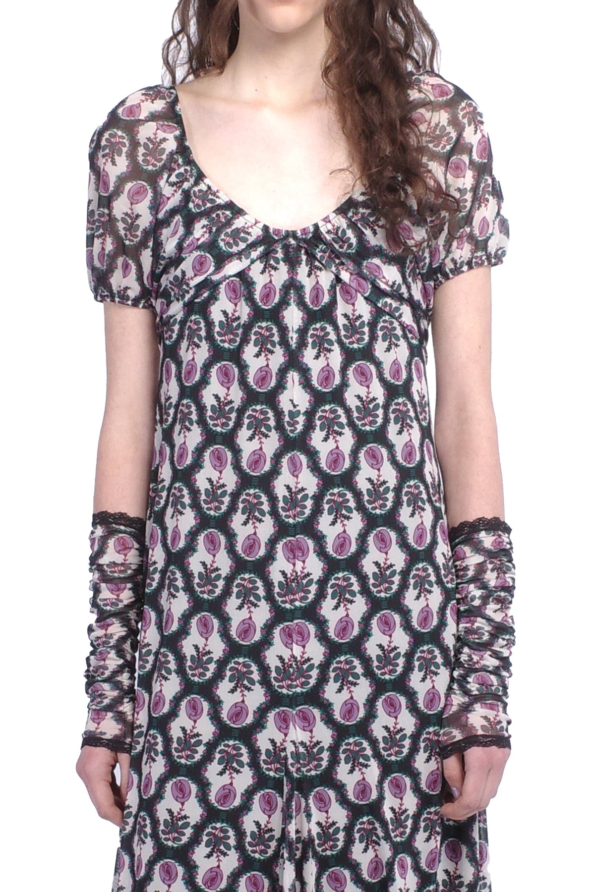 Sleeping Beauty Mesh Bow Dress | Anna Sui
