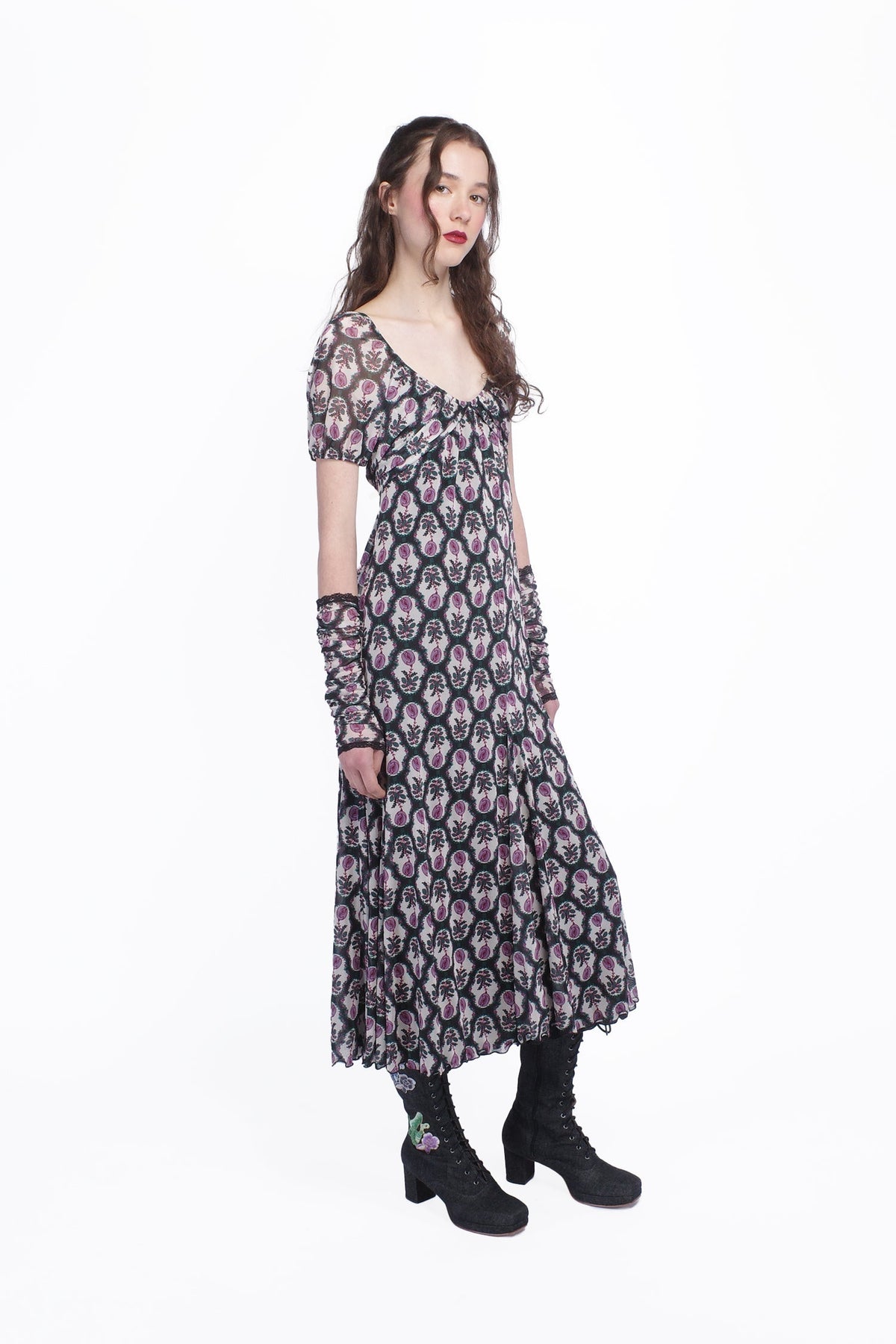 Sleeping Beauty Mesh Bow Dress | Anna Sui