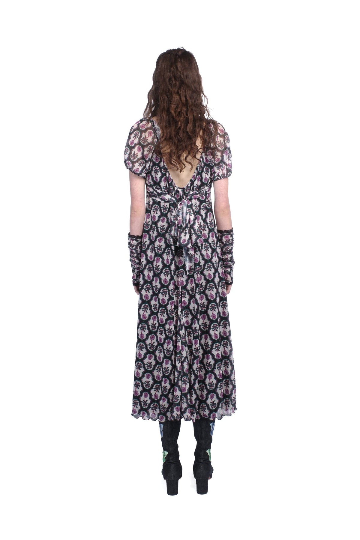 Sleeping Beauty Mesh Bow Dress | Anna Sui