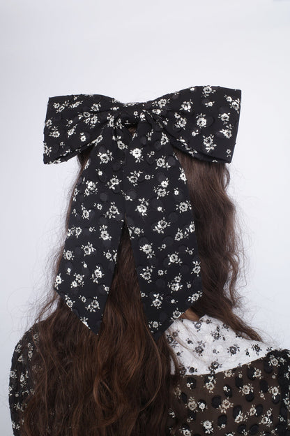 Ditsy Dot Chiffon Bow Hair Clip | Anna Sui