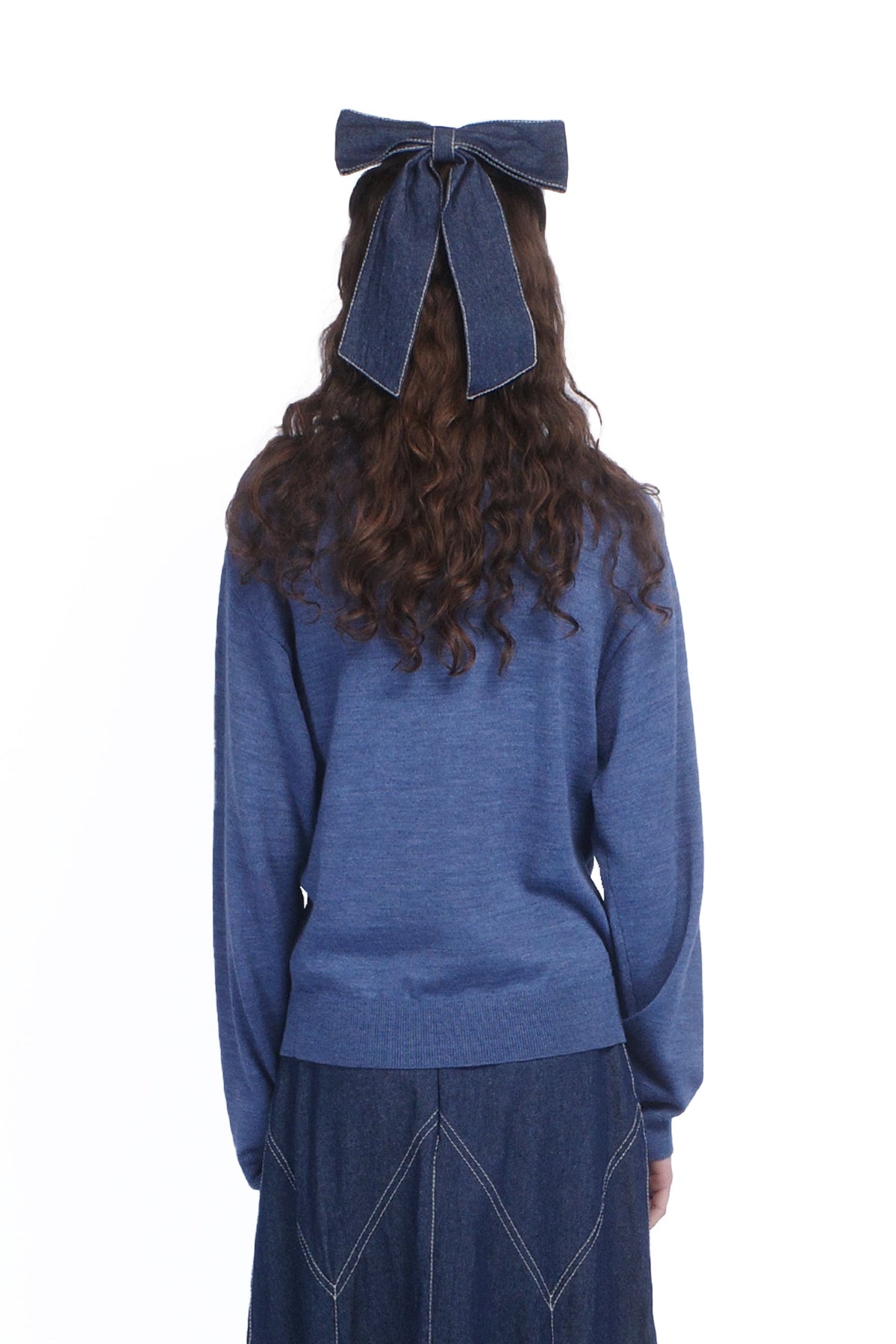 Knitwear Love Sweater Cornflower | Anna Sui