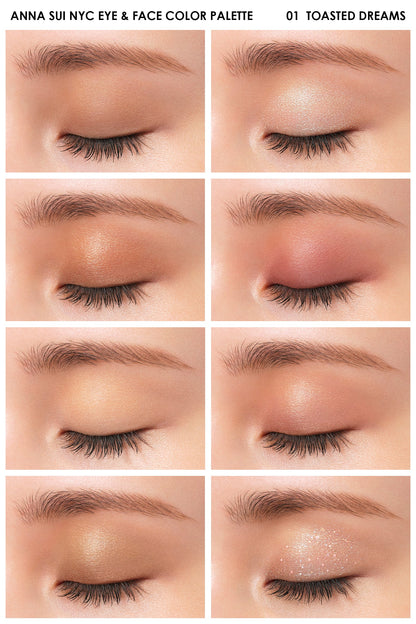 Limited Edition: Toasted Dreams Eye & Face Color Palette and Tint Rouge Set | Anna Sui