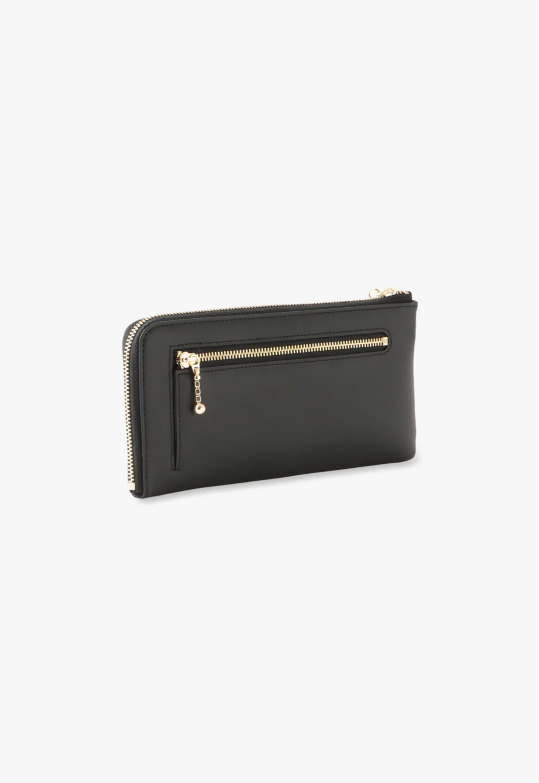 Starstruck Half-Zip Wallet - Black | Anna Sui
