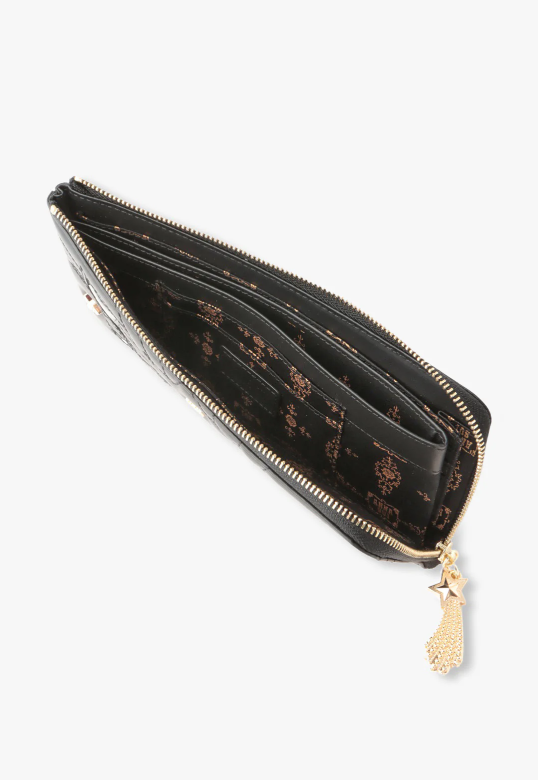Starstruck Half-Zip Wallet - Black | Anna Sui