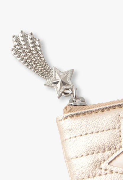 Starstruck Half-Zip Wallet - Gold | Anna Sui