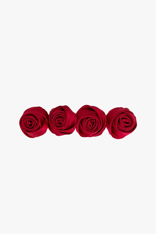 Red Rosette Charm Barrette | Anna Sui