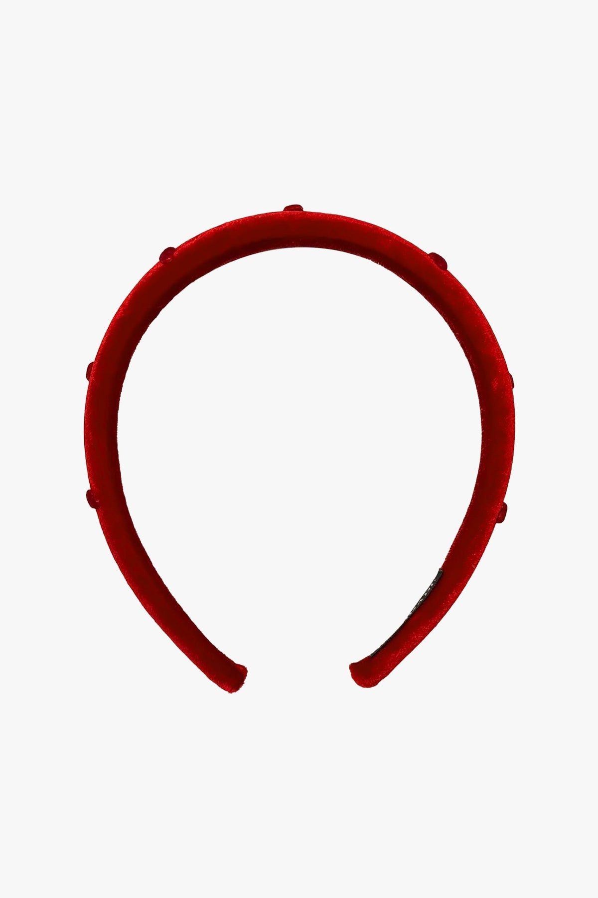 Heartfelt Velvet Headband - Red | Anna Sui