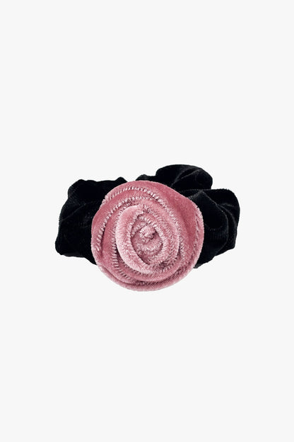Velvet Rosette Scrunchie - Pink | Anna Sui