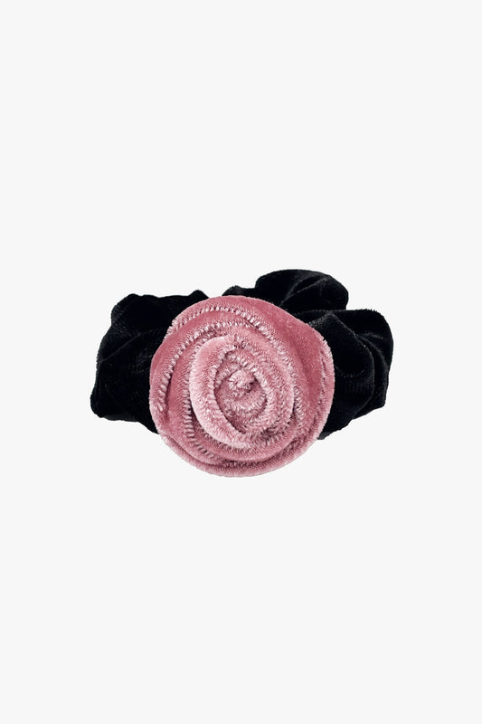 Velvet Rosette Scrunchie - Pink | Anna Sui