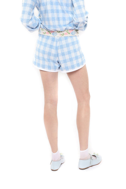 Gingham Terry Shorts | Anna Sui
