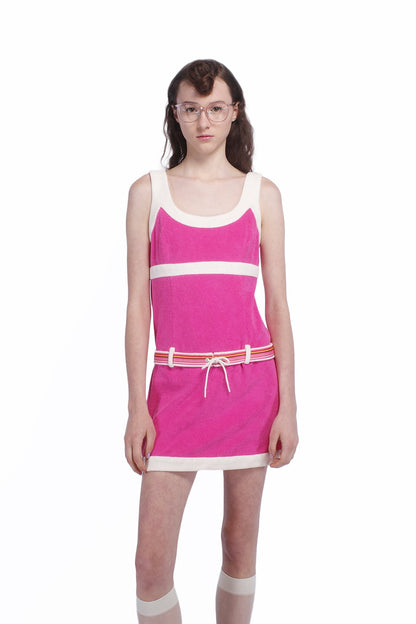 Cabana Terry Belted Dress | Anna Sui