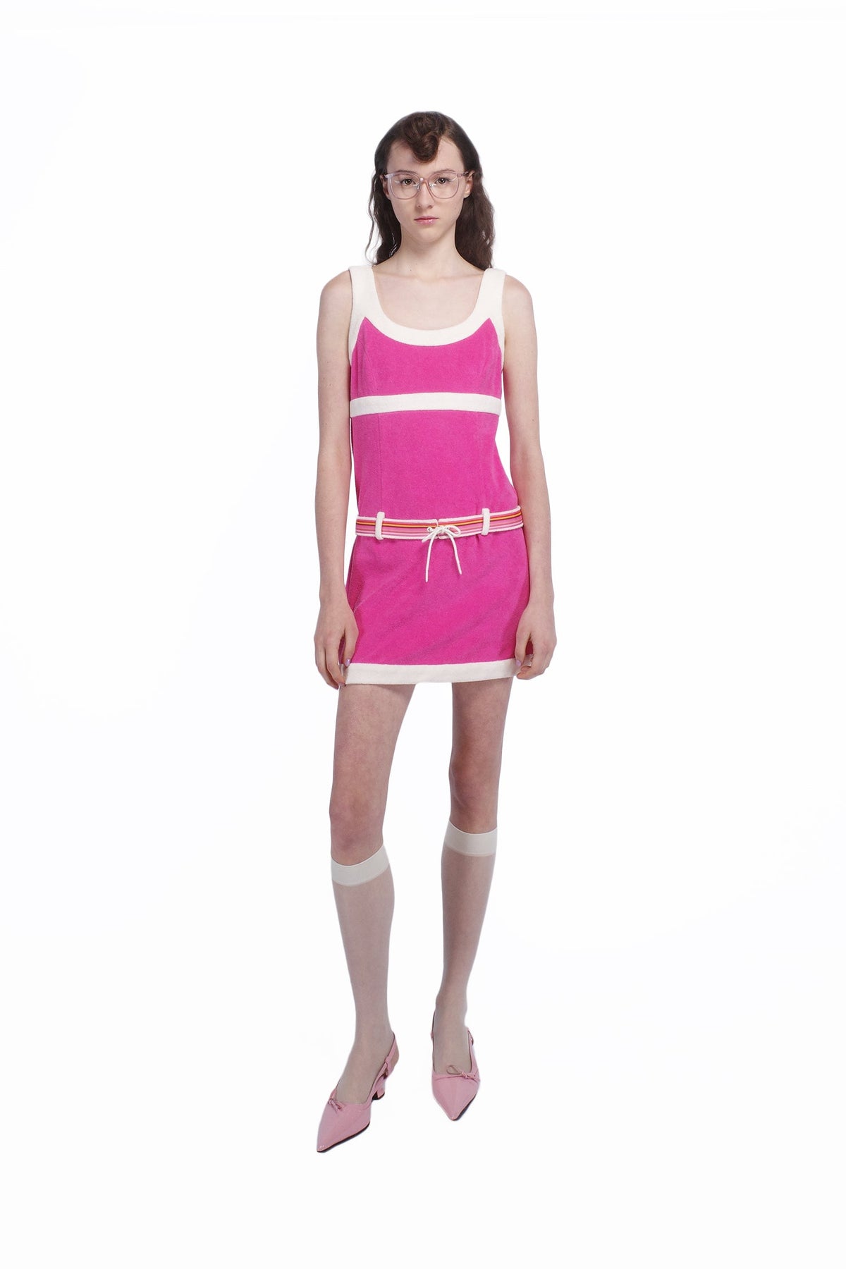 Cabana Terry Belted Dress | Anna Sui