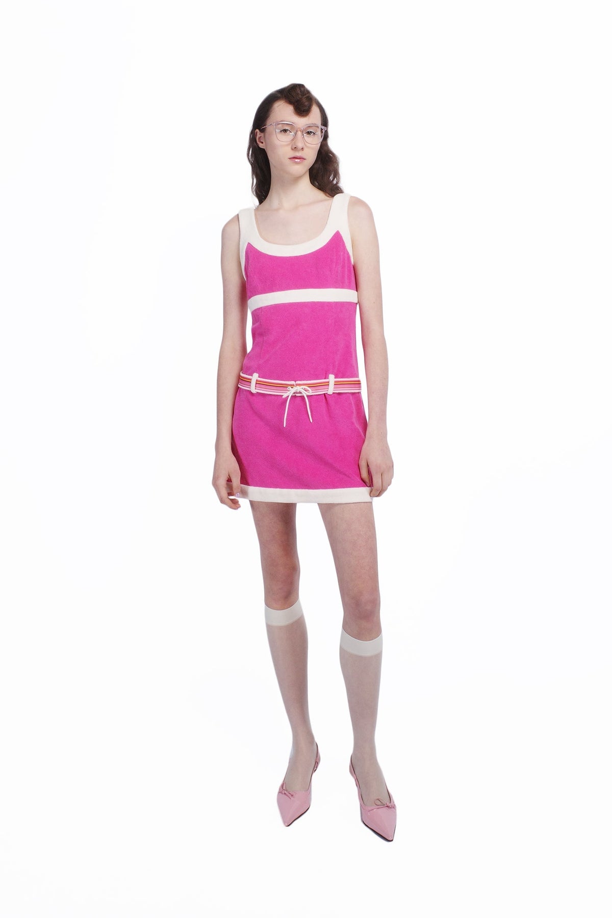 Cabana Terry Belted Dress | Anna Sui