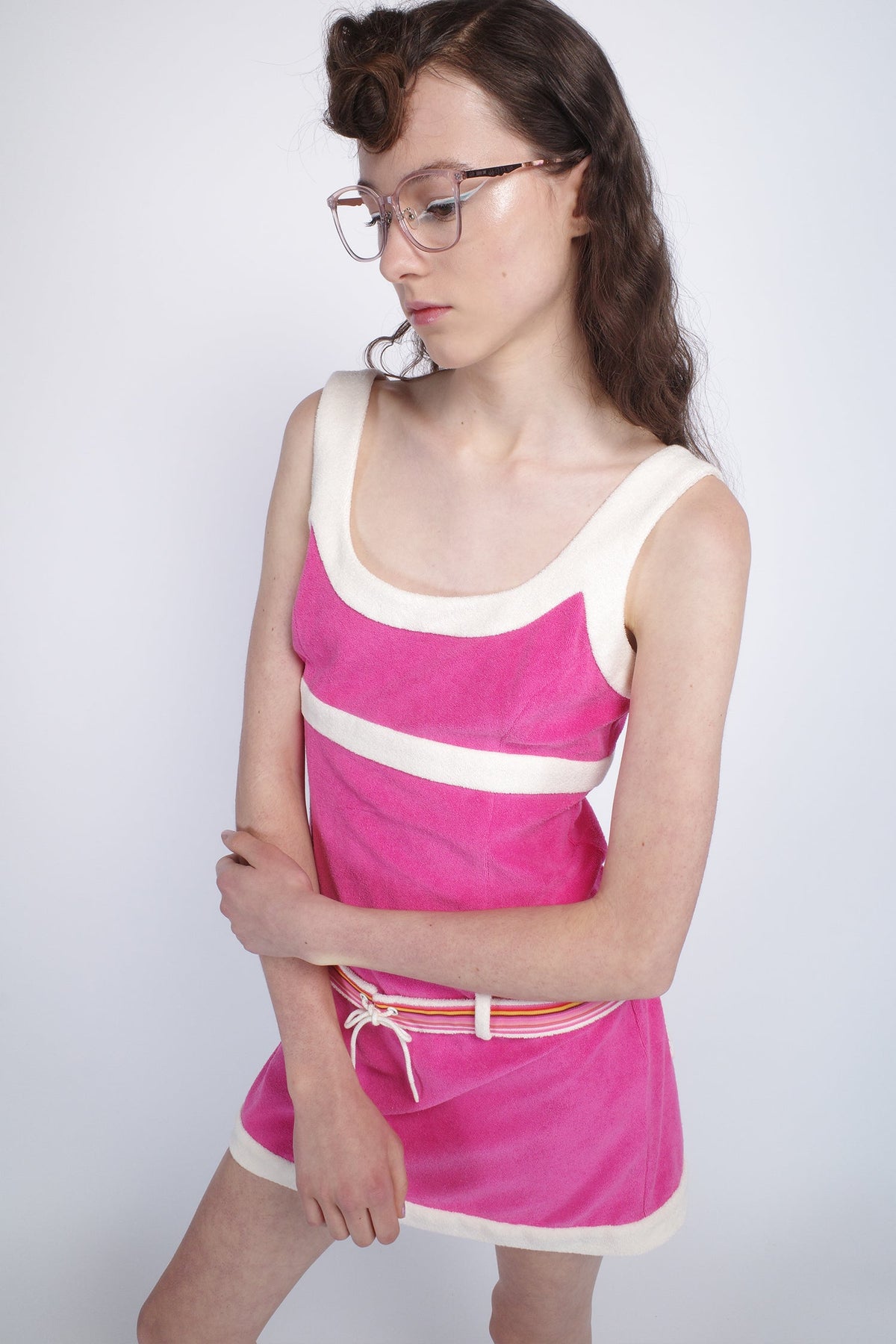 Cabana Terry Belted Dress | Anna Sui