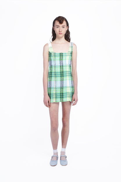 Capri Plaid Mini Dress | Anna Sui