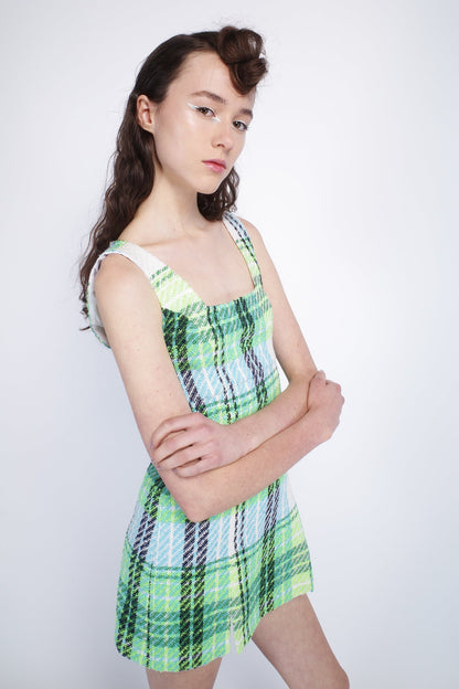 Capri Plaid Mini Dress | Anna Sui