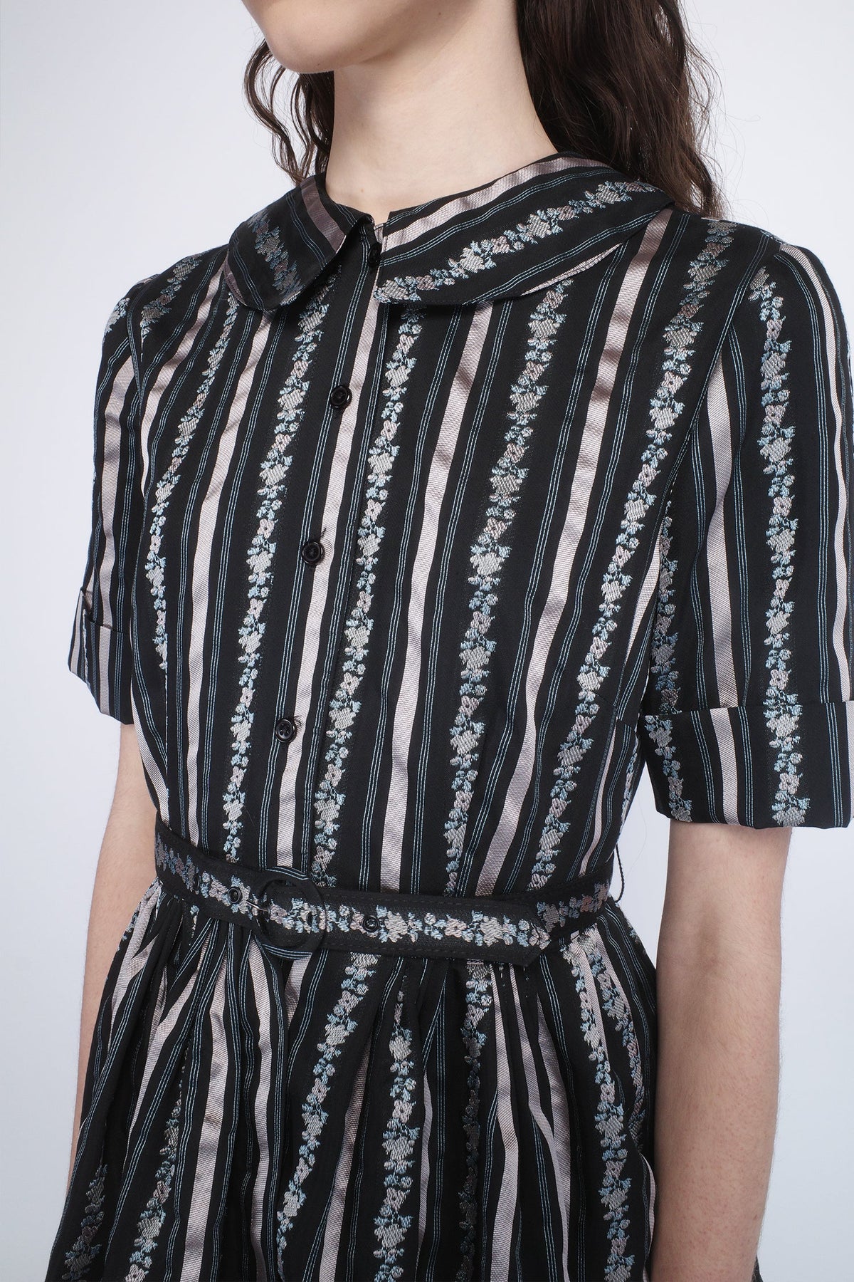 Ribbon Roses Belted Mini Dress | Anna Sui