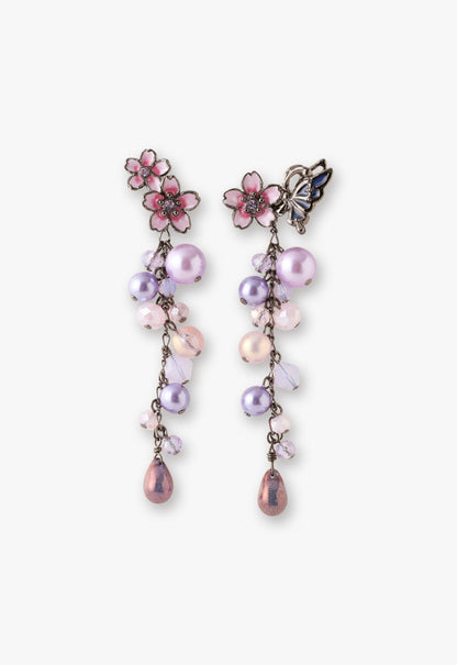 Cherry Blossom & Butterfly Dream Earrings | Anna Sui