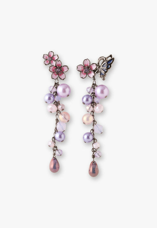 Cherry Blossom & Butterfly Dream Earrings | Anna Sui