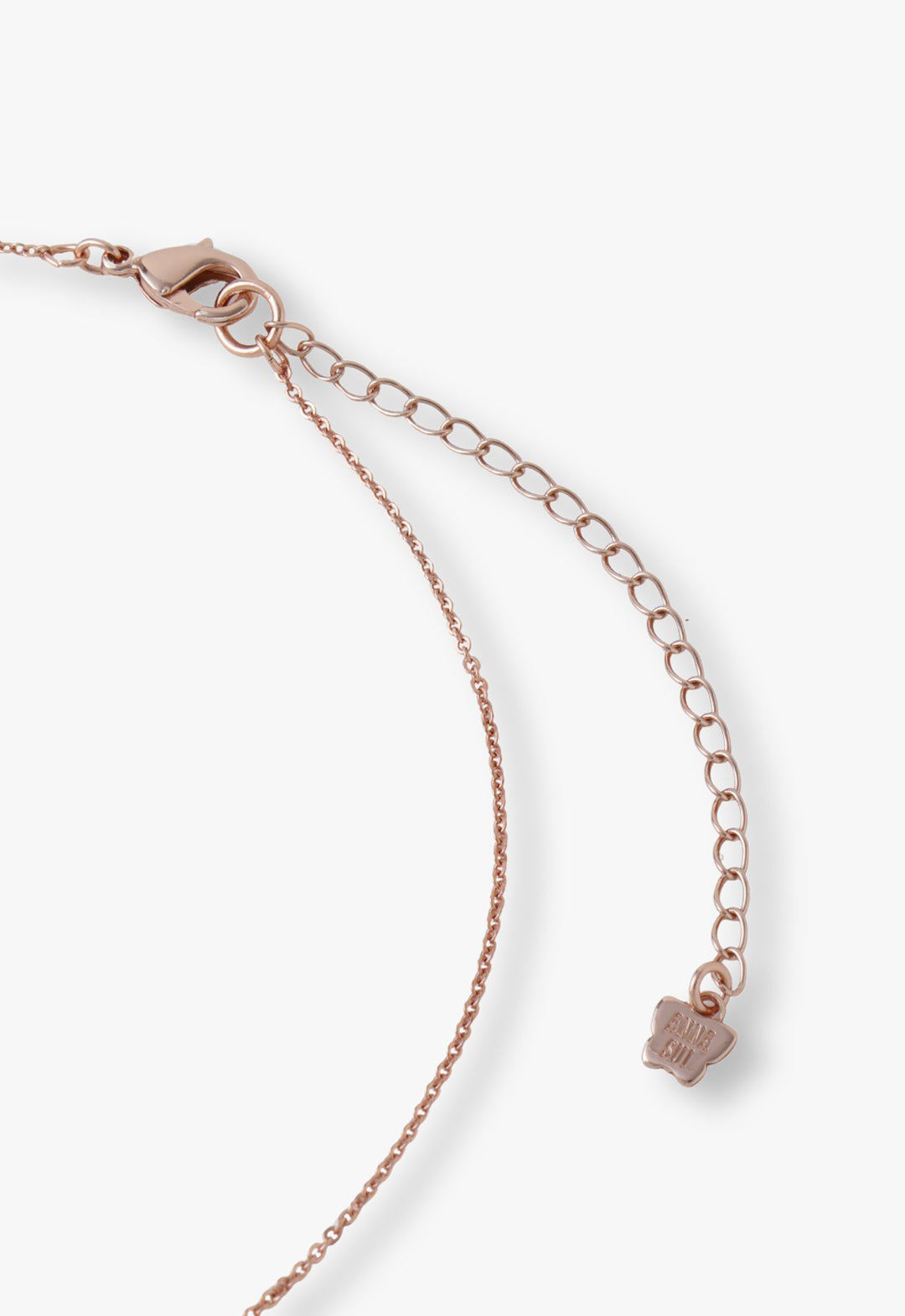 Pink & Lavender Butterfly Glow Necklace - Rose Gold | Anna Sui
