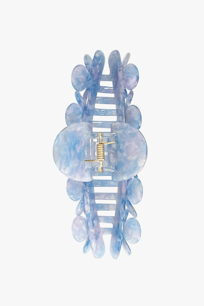 Gemstone Blossom Large Jaw Clip - Blue | Anna Sui