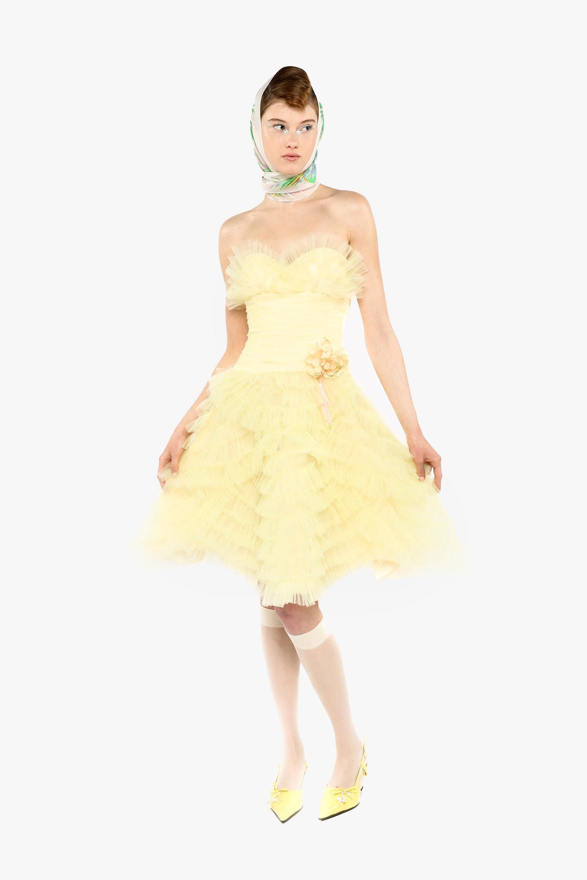 Party Girl Strapless Tulle Dress | Anna Sui
