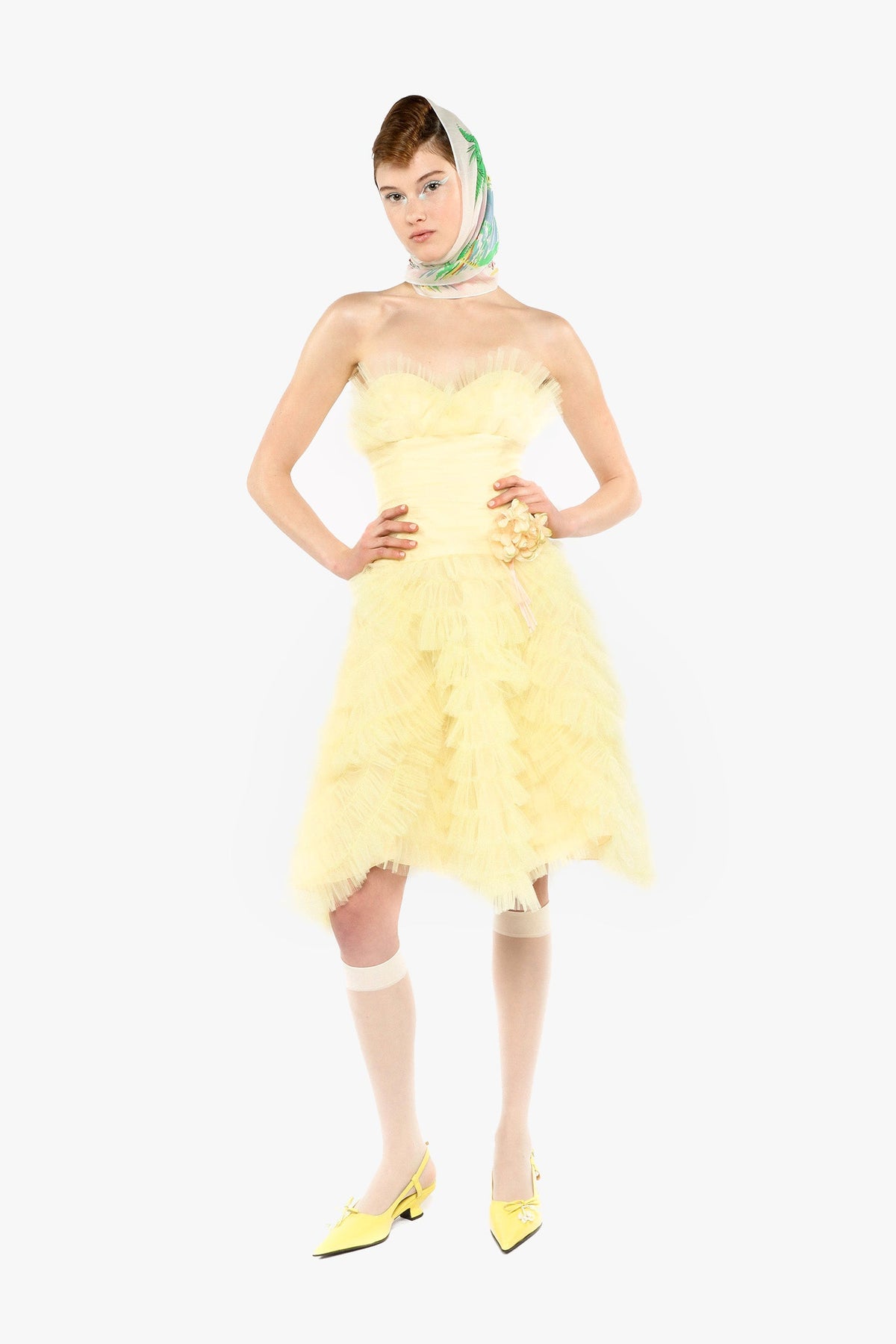 Party Girl Strapless Tulle Dress | Anna Sui