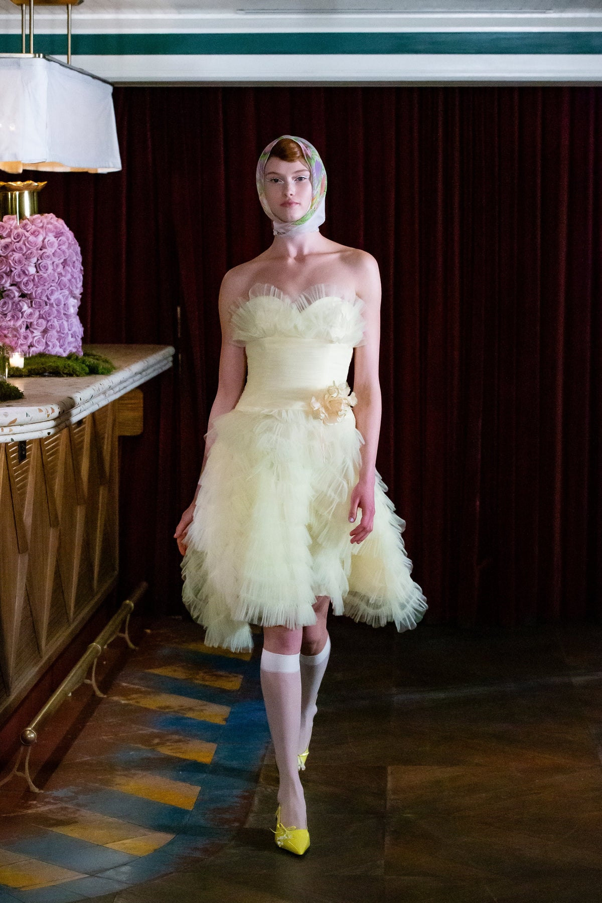 Party Girl Strapless Tulle Dress | Anna Sui