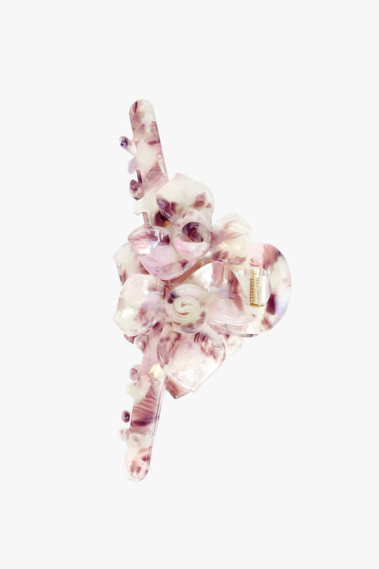 Double Flower Large Jaw Clip - Lavender | Anna Sui