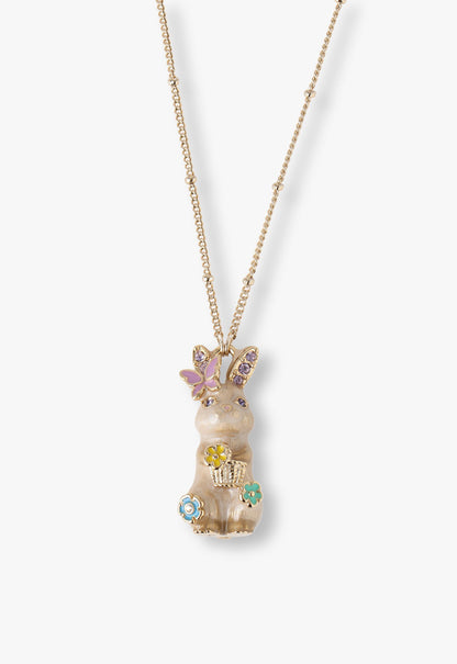 Pastel Bunny Charm Necklace | Anna Sui