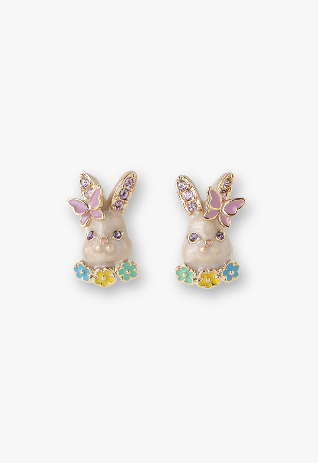 Pastel Bunny Stud Earrings | Anna Sui