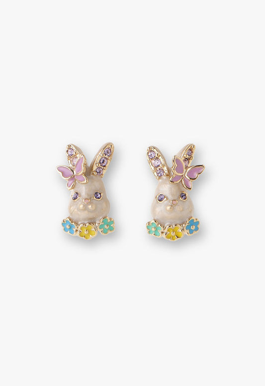 Pastel Bunny Stud Earrings | Anna Sui