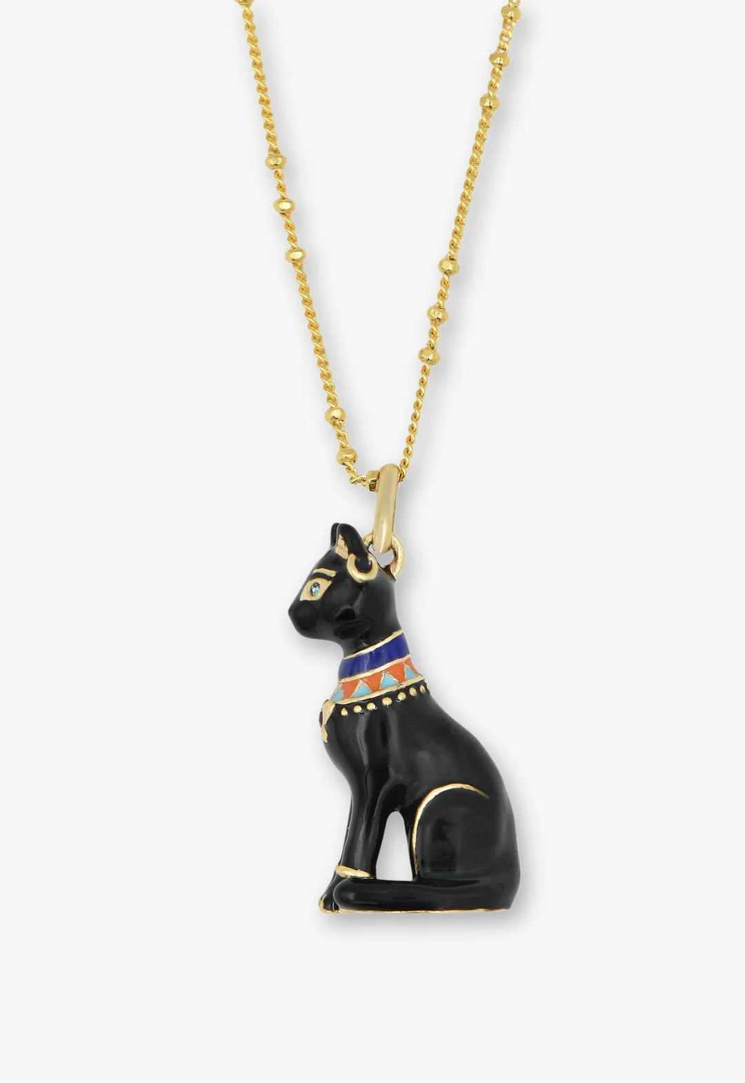 Egyptian Cat Necklace | Anna Sui