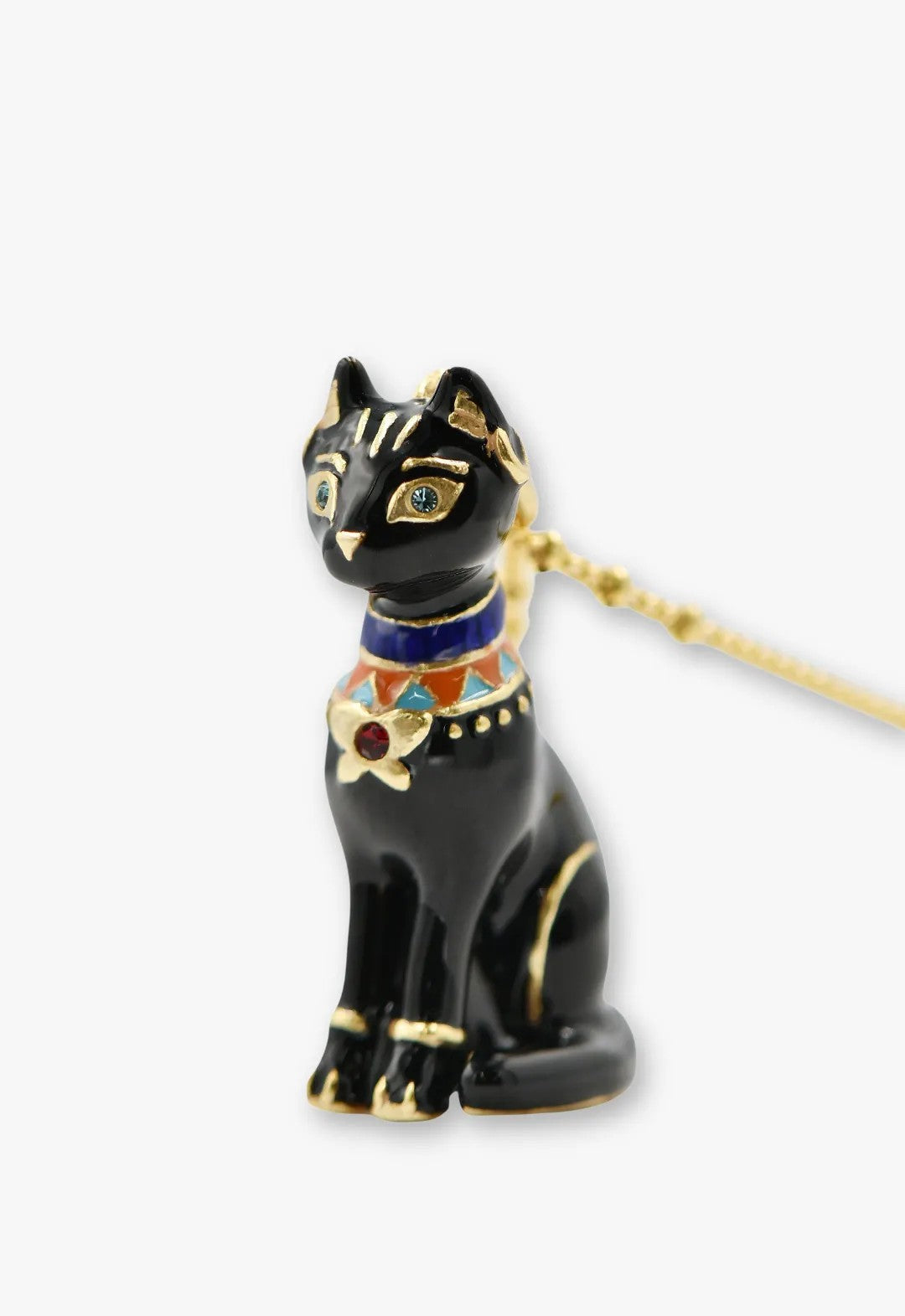 Egyptian Cat Necklace | Anna Sui
