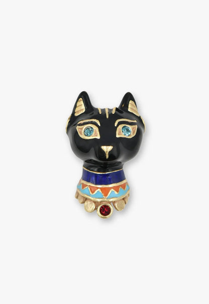 Egyptian Cat Stud Earrings | Anna Sui