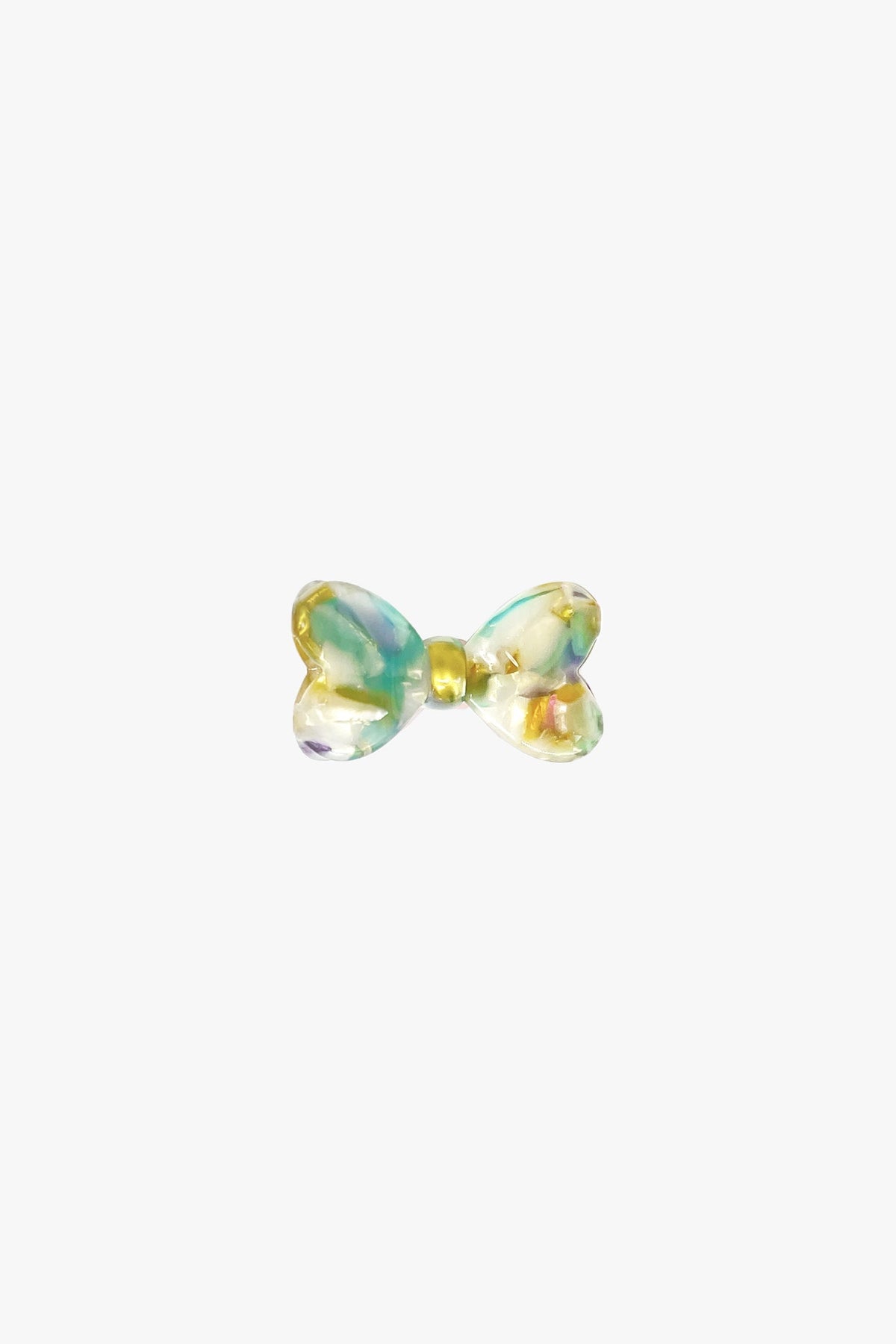 Love Puff Bow Side Clamp - Honey Mix | Anna Sui